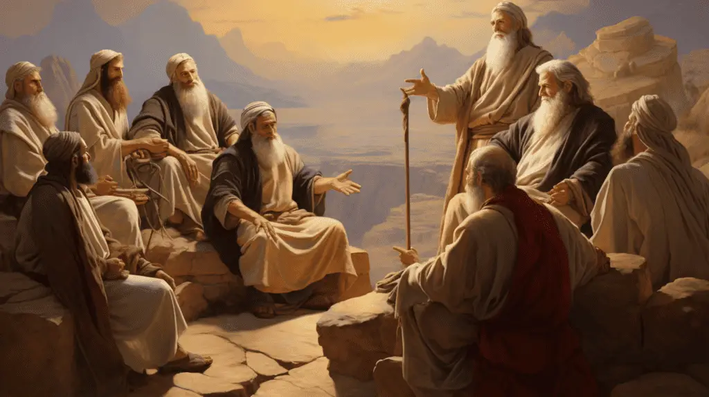 Imagined prophets discussing great truths