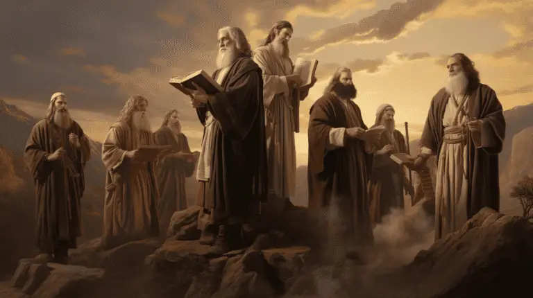 Prophets gather together in this artist's impression